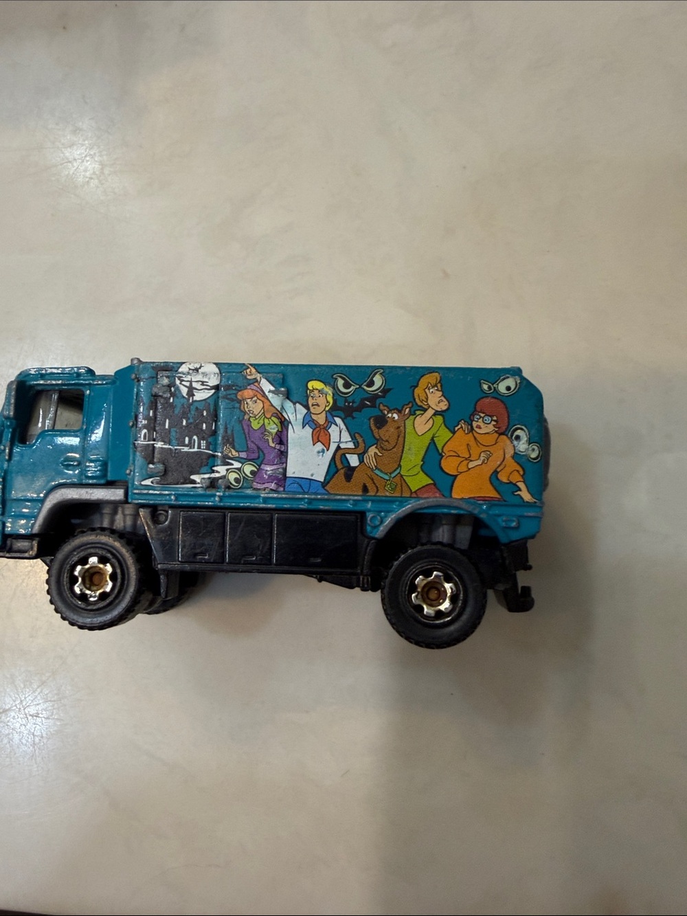 Mattel Teal Scooby-Doo Die-Cast Cargo Truck with Character Art